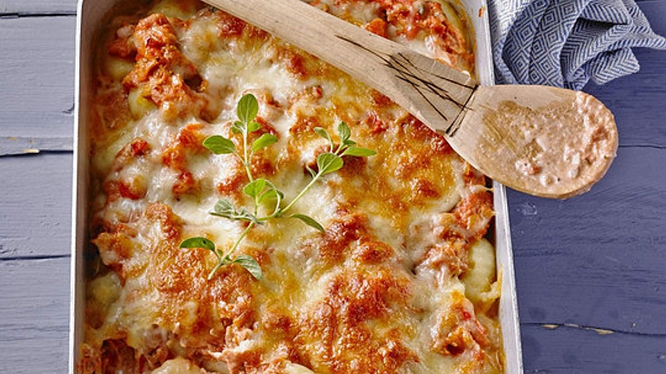 Gnocchi-Thunfisch-Auflauf
